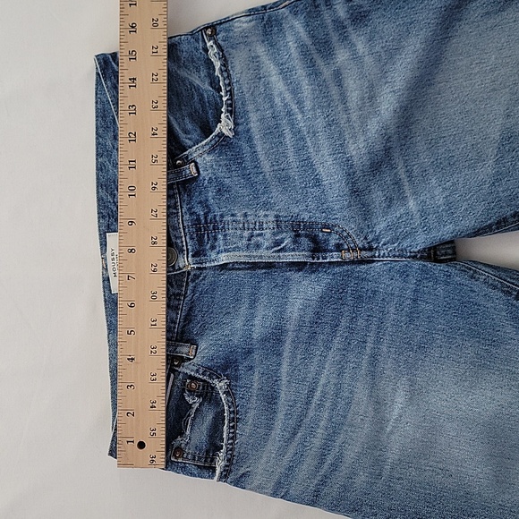 Moussy Vintage Jeans Size 27 Womens Low Rise Loose Fit Straighr Leg - Picture 6 of 9